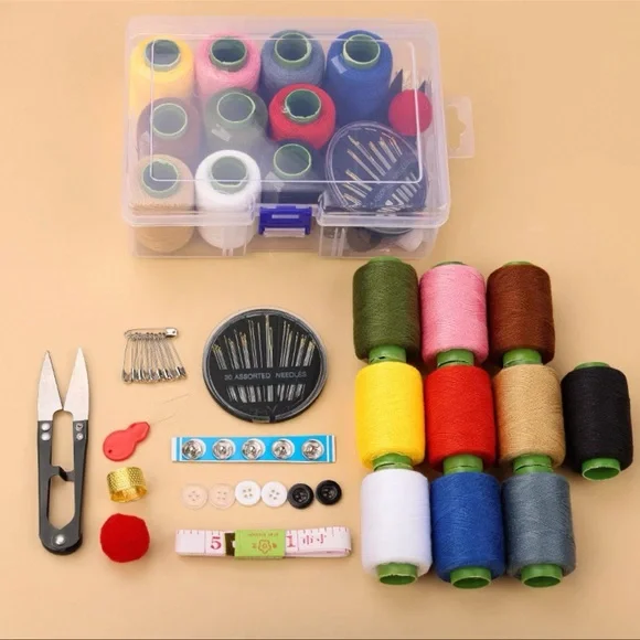 Sewing Kit Storage Box: Thread Spools, Buttons, and More! - Picture 2 of 12
